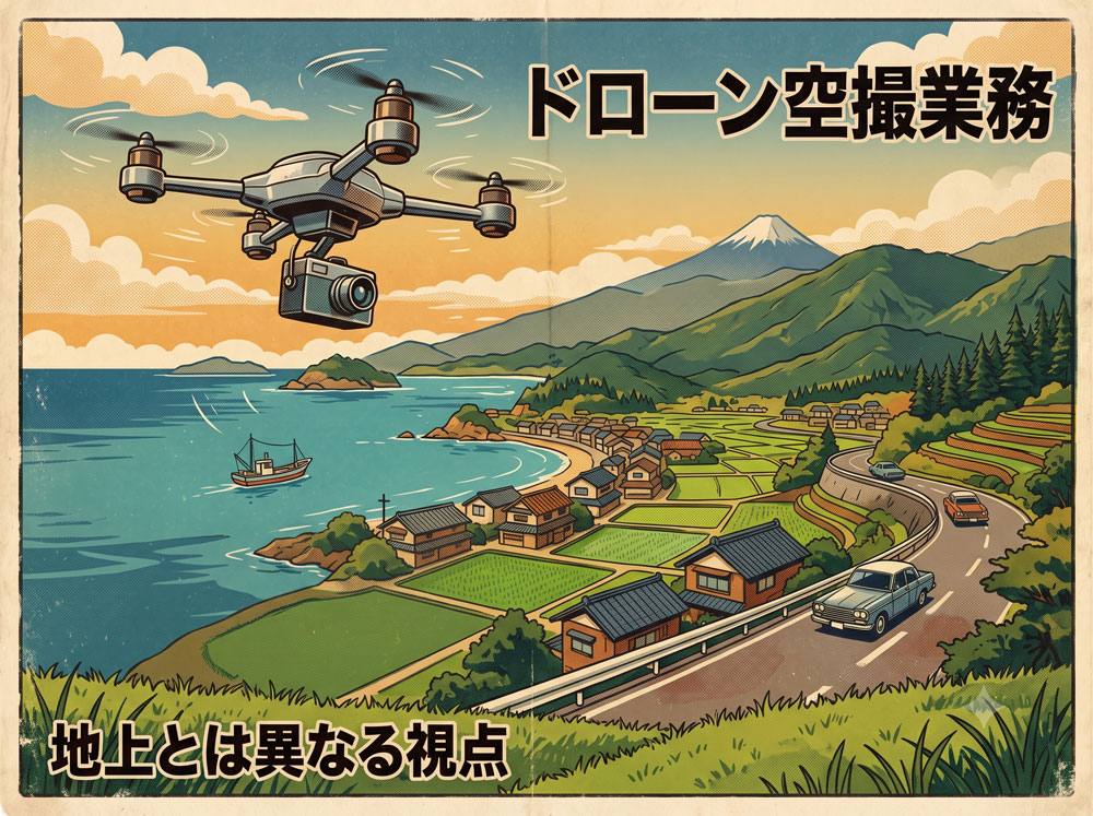 ドローンによる空撮